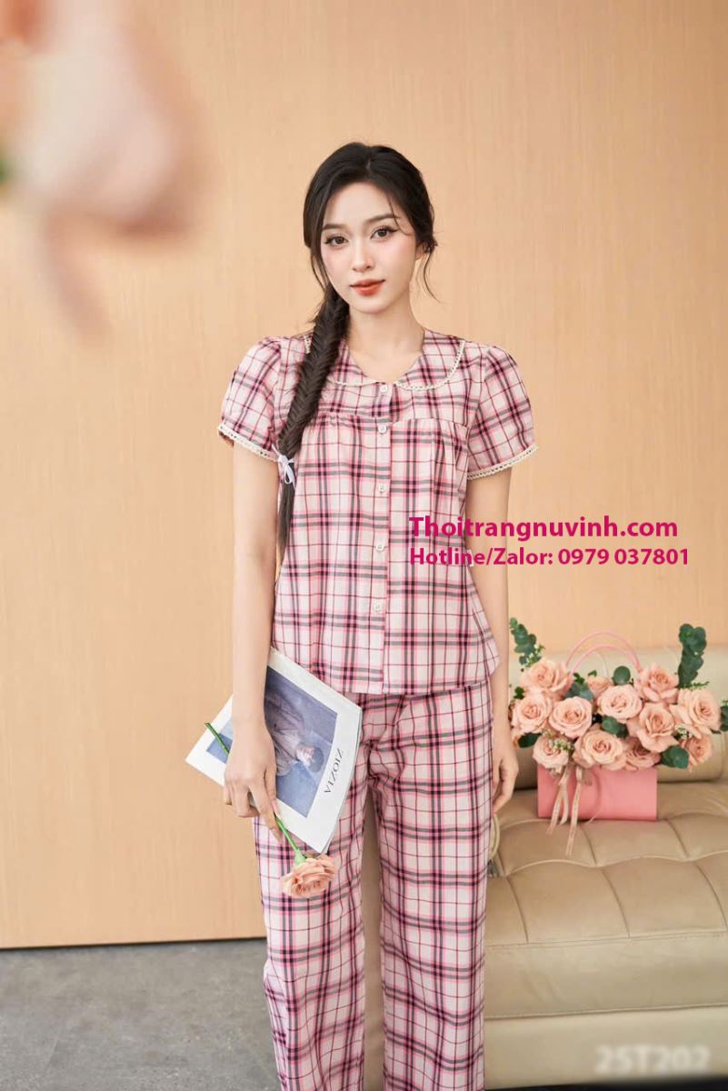 bộ đồ mặc nhà mùa hè đẹp