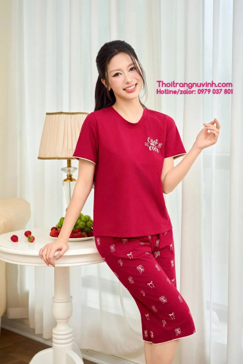 bộ đồ mặc nhà mùa hè đẹp