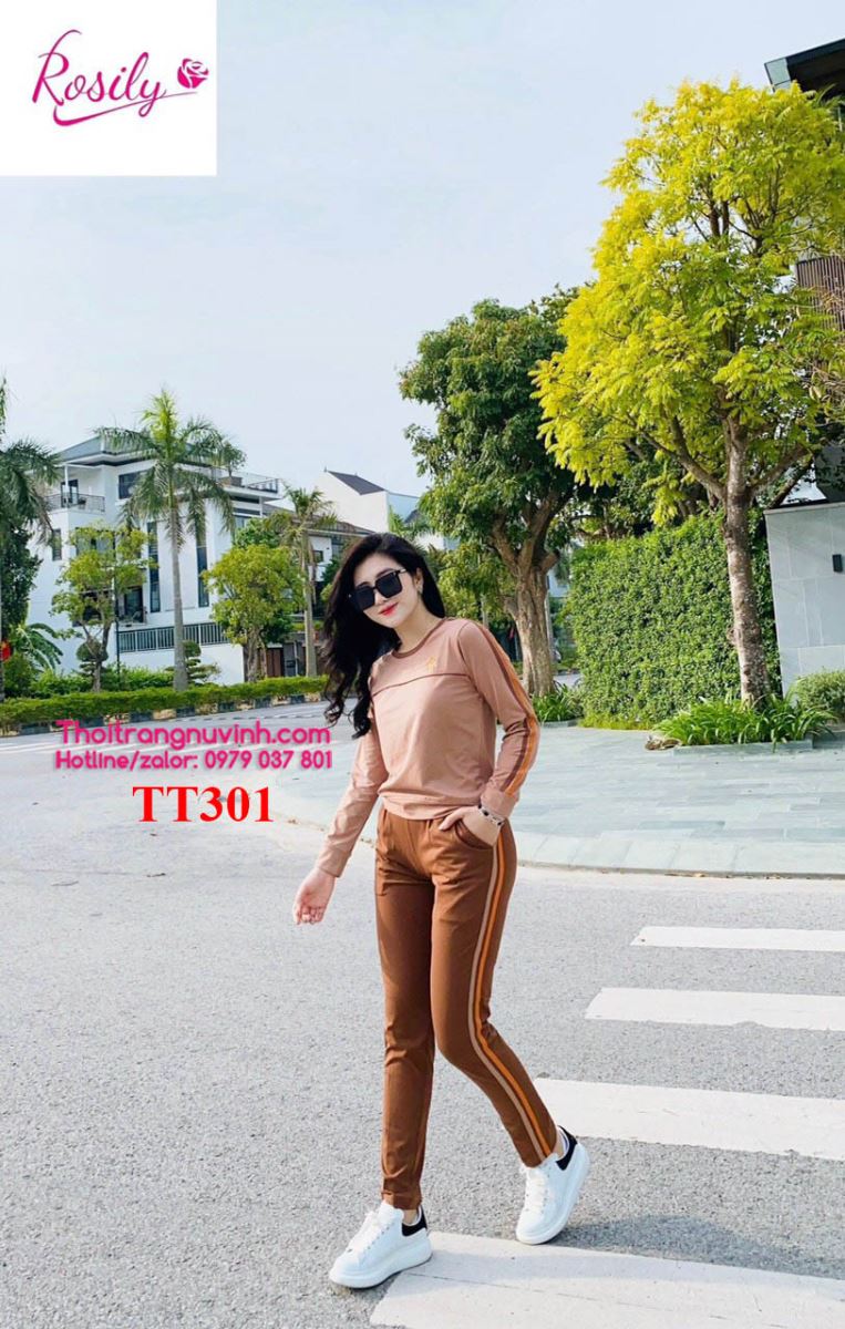 Bộ thể thao thu đông nữ