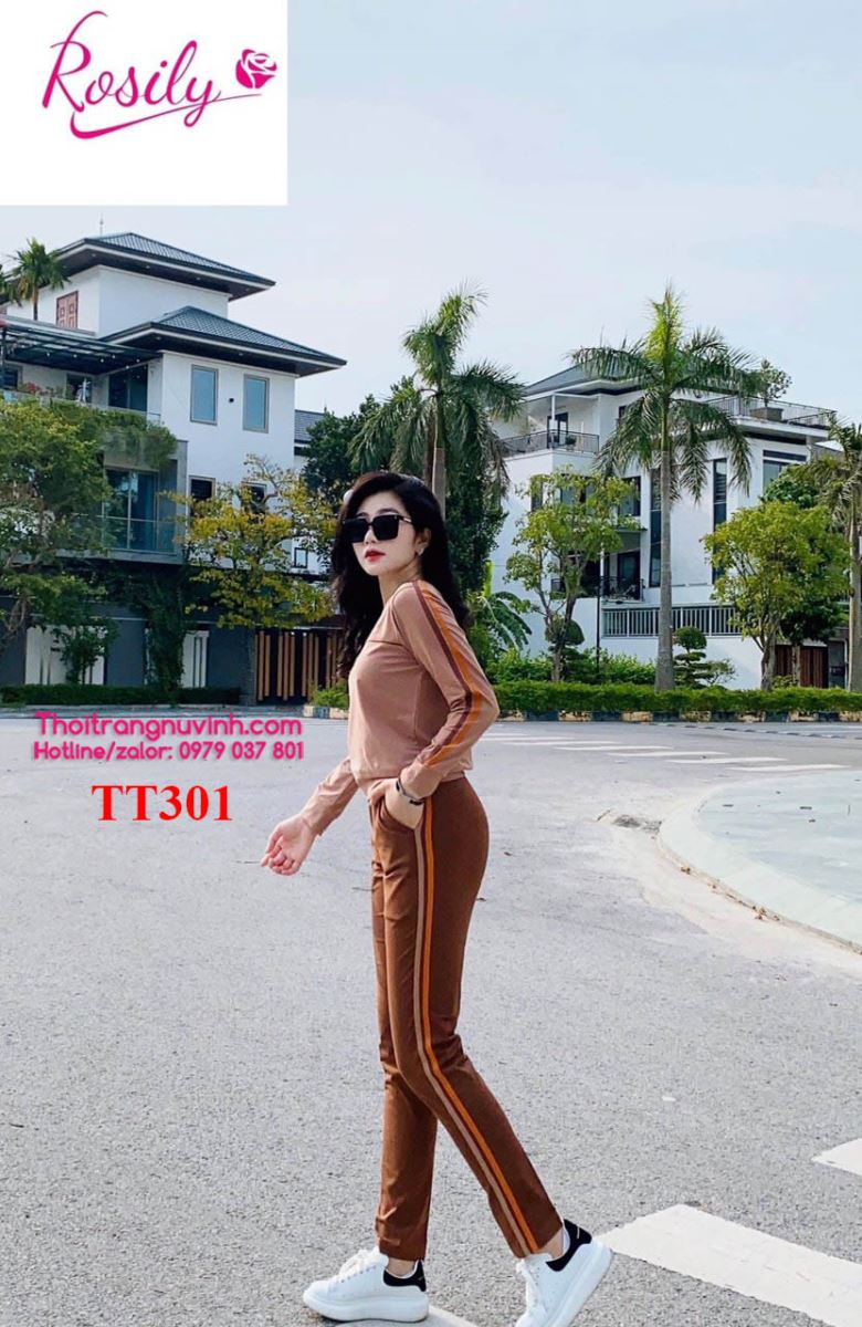 Bộ thể thao thu đông nữ