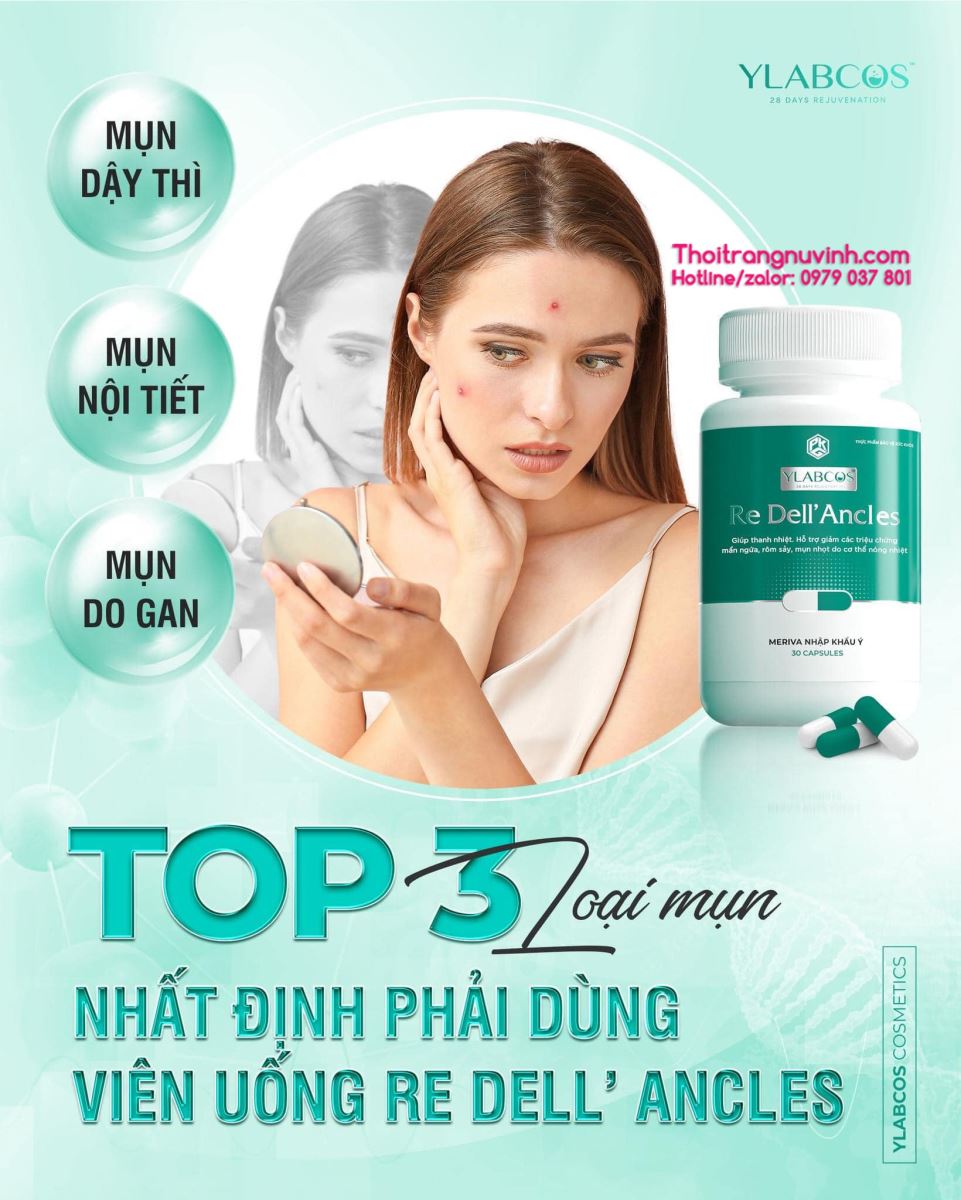 viên uống mụn Re Dell Ancles