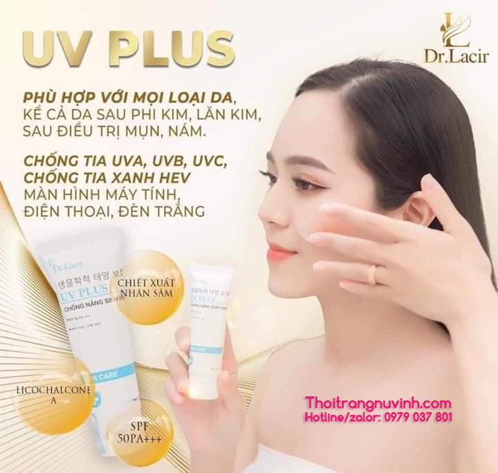 Kem chống nắng sinh học Drlacir-uv-plus-LKD12