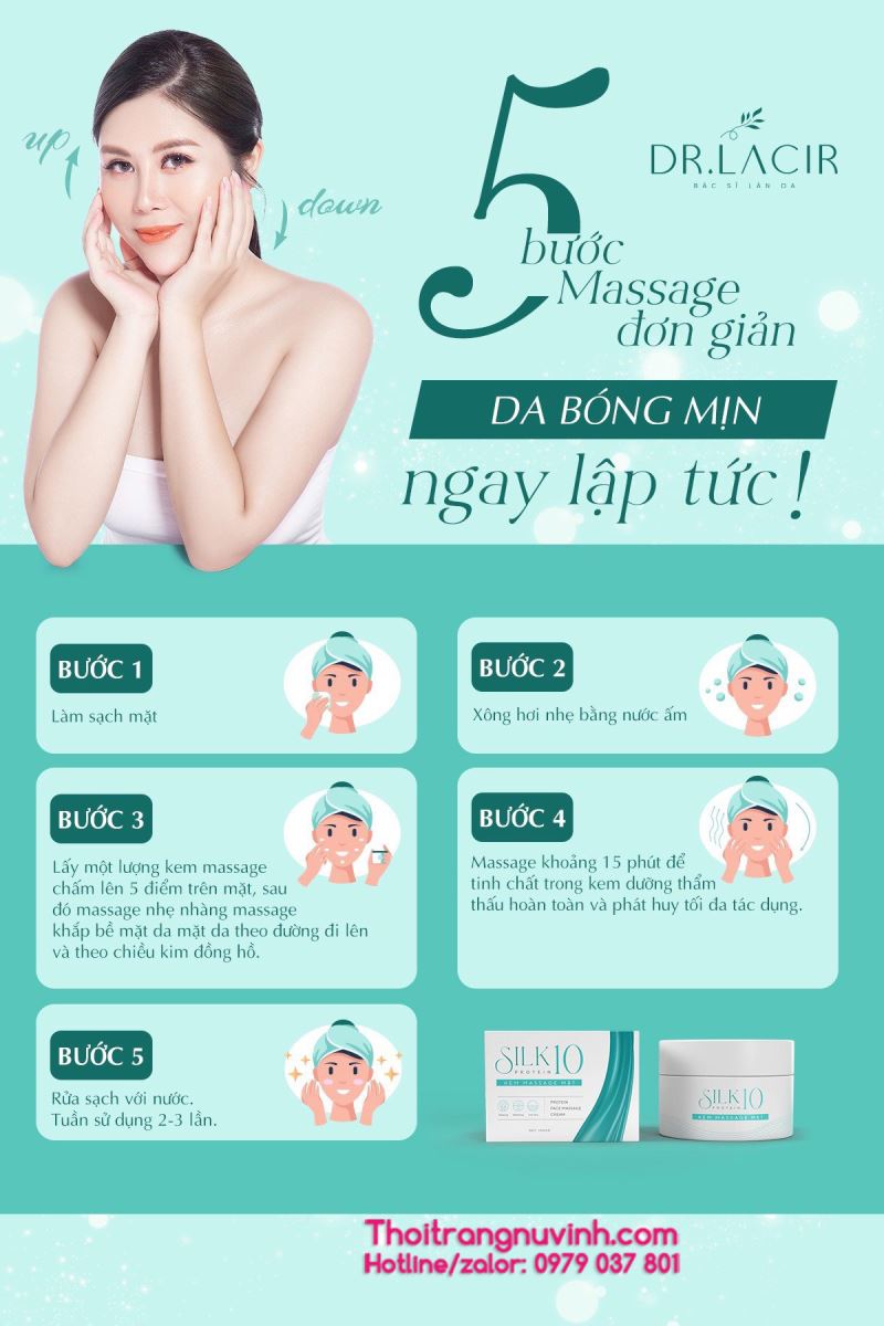 Kem Massage Mặt Silk Protein DrLacir