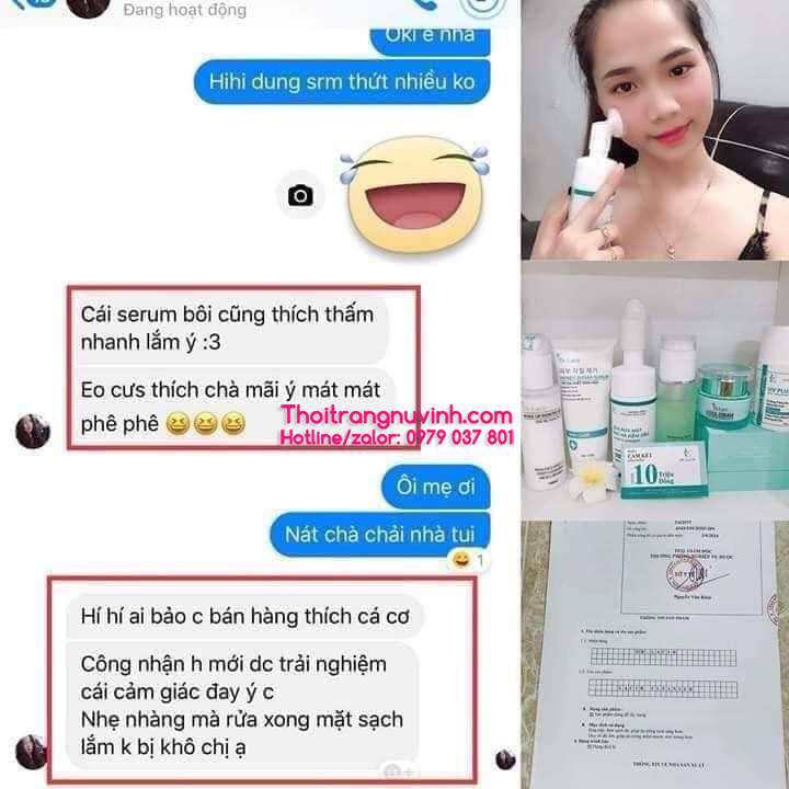 phản hồi khách sử dụng sữa rửa mặt drlacir cleanser kiềm dầu