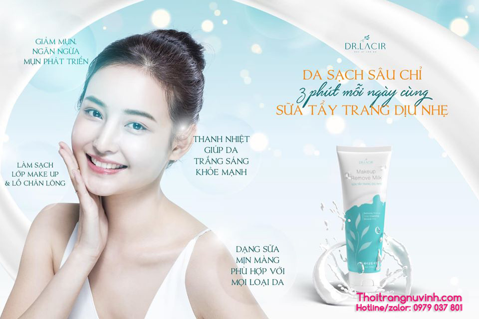 Sữa tẩy trang dịu nhẹ 