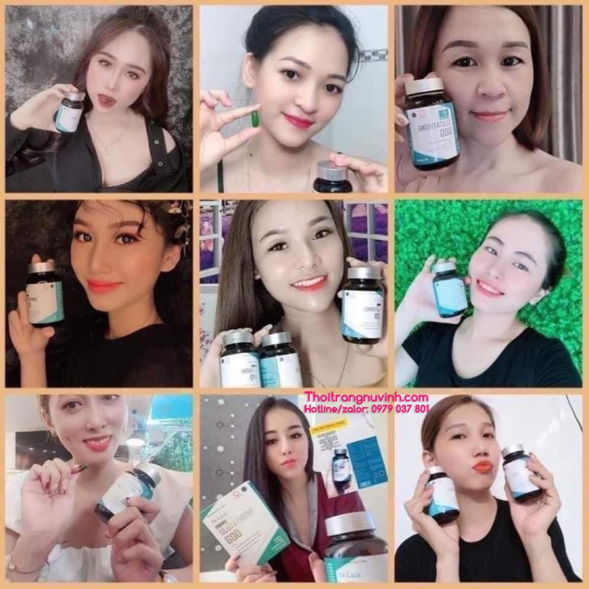 Viên uống trắng da mờ nám Glutathione 600 Drlacir