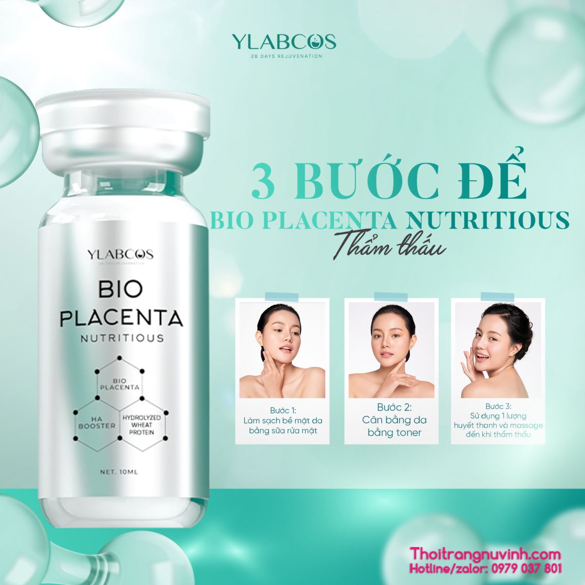 Siêu phục hồi da Bio Placenta Dr Lacir